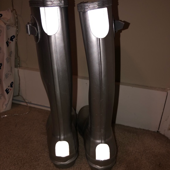 Hunter origins big kid metallic rain boots - Picture 3 of 7